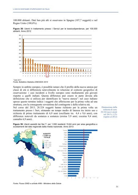 relazione annuale al parlamento 2014