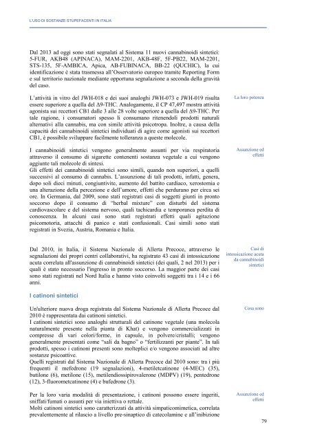 relazione annuale al parlamento 2014