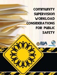 Workload Considerations for Public Safety - American Probation and ...