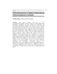 Critical Perspectives on NGOs and Educational Policy Development ...