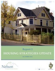 Report 2 - Housing Strategy [PDF - 5.8 MB] - City of Nelson