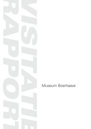 Visitatierapport Museum Boerhaave 2011