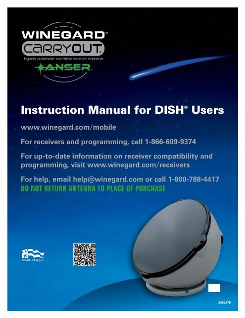 Instruction Manual for DISHÃ‚Â® Users - Winegard