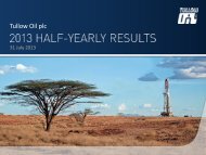 Download Presentation slides PDF - Tullow Oil plc