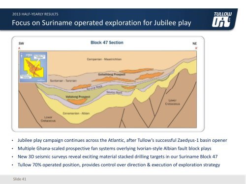 Download Presentation slides PDF - Tullow Oil plc