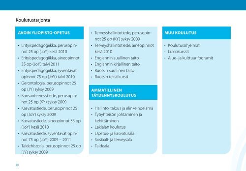 Aikuisopiskelu Kymenlaaksossa-opas - Kymenlaakson ...