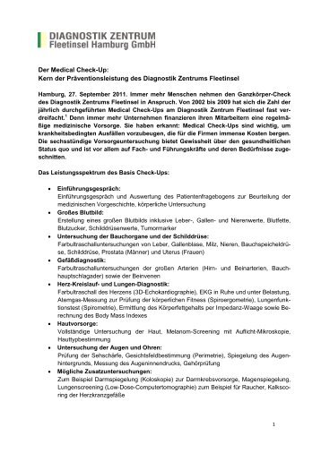 Factsheet - Diagnostik Zentrum-Fleetinsel Hamburg