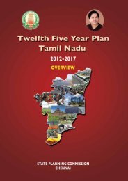 Twelfth Five Year Plan Tamil Nadu - Tamil Nadu Government