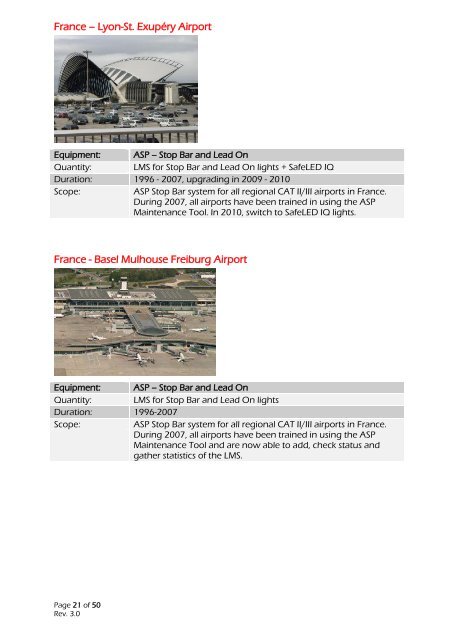 Airfield Lighting Reference List - Safegate