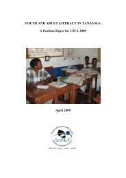 Literacy POSITION PAPER.pdf - Tanzania Education Network ...