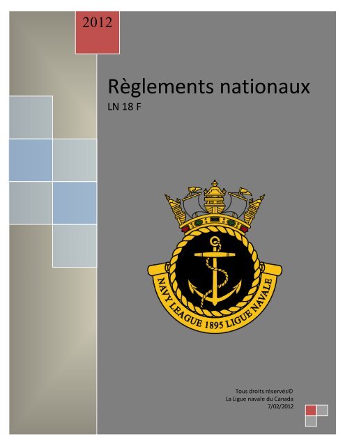 RÃ¨glements nationaux - The Navy League of Canada