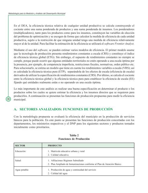 MetodologÃ­a para la MediciÃ³n y AnÃ¡lisis del DesempeÃ±o Municipal