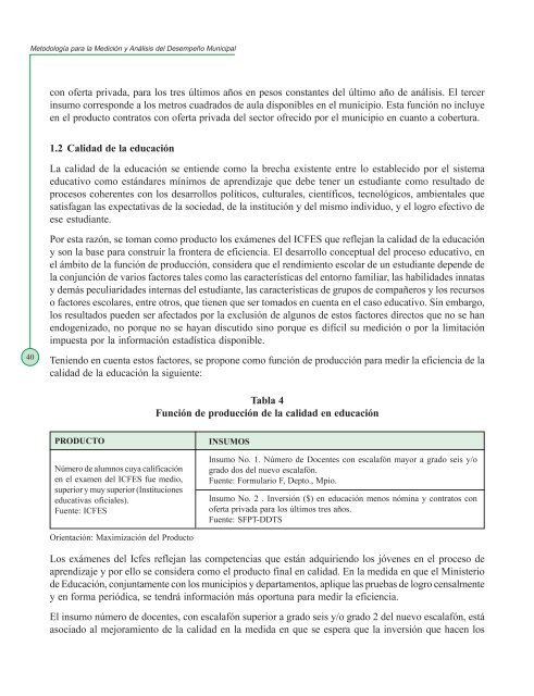 MetodologÃ­a para la MediciÃ³n y AnÃ¡lisis del DesempeÃ±o Municipal