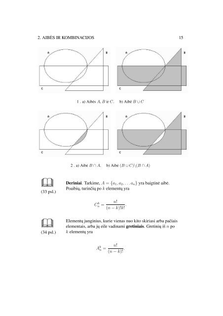 DISKREÄIOSIOS MATEMATIKOS UÅ½DAVINYNAS