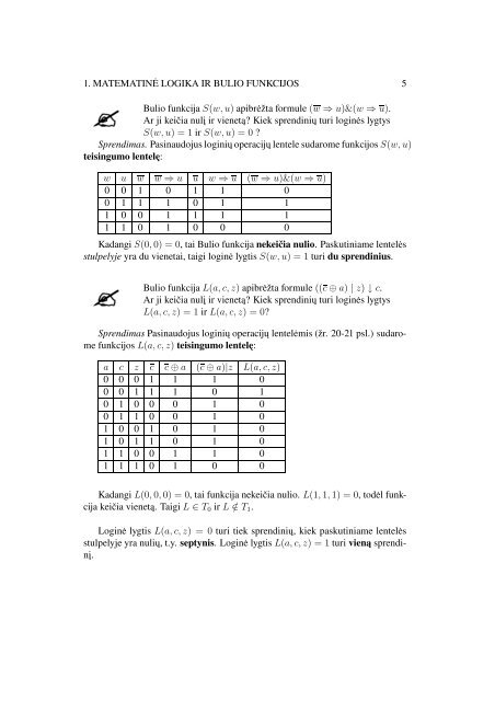 DISKREÄIOSIOS MATEMATIKOS UÅ½DAVINYNAS