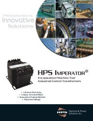 HPS Imperator Brochure - Hammond Power Solutions