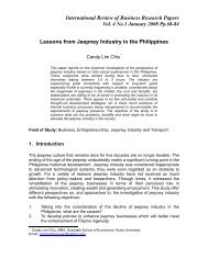 Lessons from Jeepney Industry in the Philippines - International ...