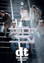 DT Magazin | Ausgabe 3 - Spielzeit 2010/11 - Deutsches Theater