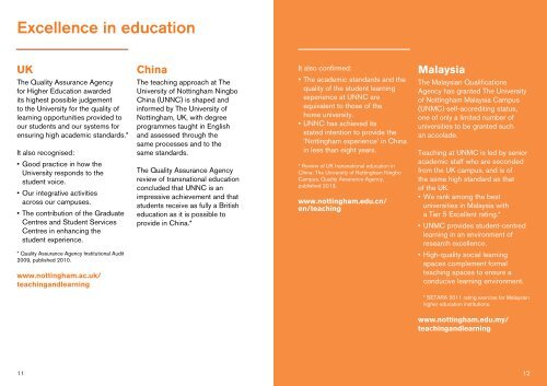 Facts & Figures - University of Nottingham