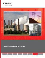 Drive Solutions for Electric Utilities - Tmeic.com