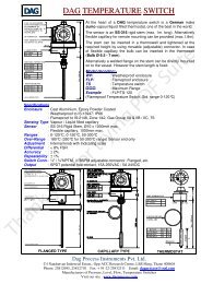 DAG DAG TEMPERATURE SWITCH