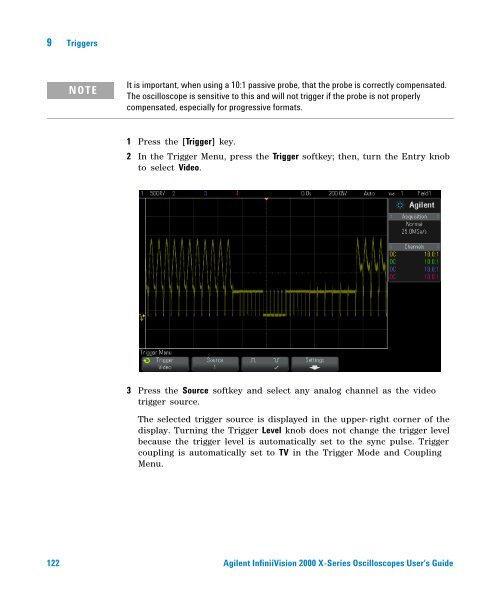 Agilent InfiniiVision 2000 X-Series Oscilloscopes User's Guide