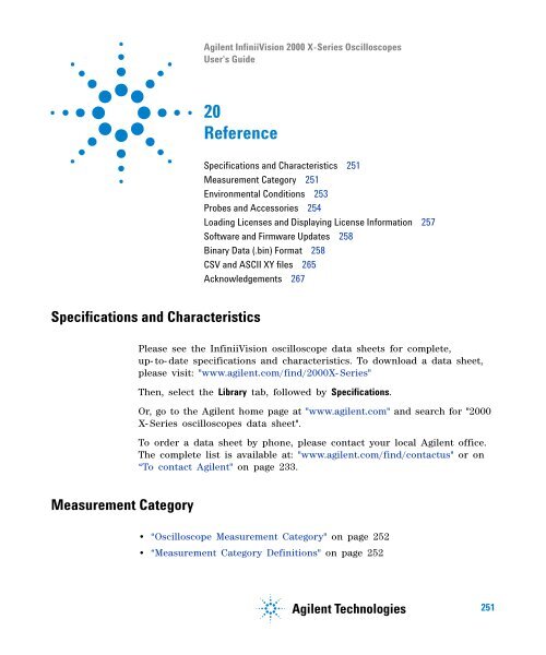 Agilent InfiniiVision 2000 X-Series Oscilloscopes User's Guide