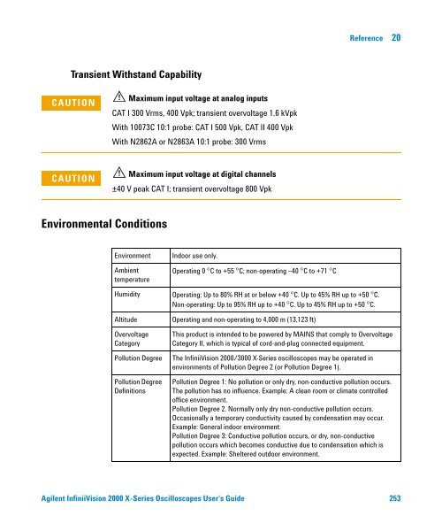 Agilent InfiniiVision 2000 X-Series Oscilloscopes User's Guide