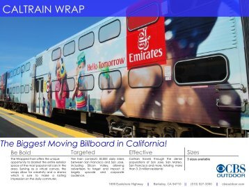 CALTRAIN WRAP - CBS Outdoor