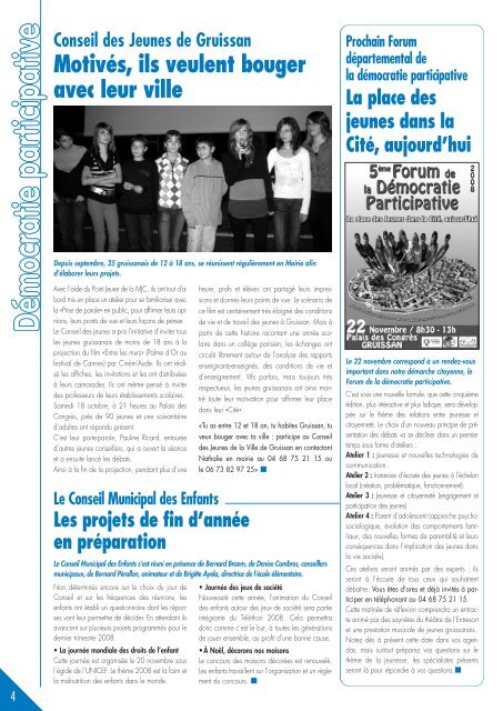 Lo GrussanÃ²t Novembre 2008 PDF - Gruissan