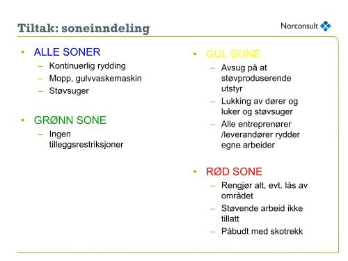 Hensikt med ren byggeprosess - Energi Norge