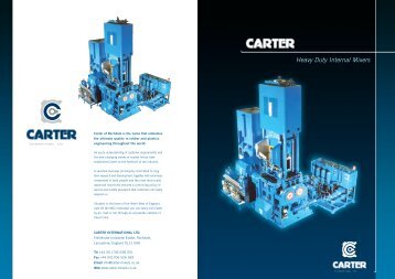 Heavy Duty Internal Mixers - Carter Bros (Rochdale)