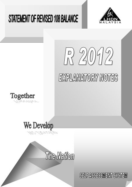 Form R 2012 Explanatory Notes - Lembaga Hasil Dalam Negeri