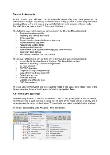 Tutorial 1: Assembly - Bits.vib.be