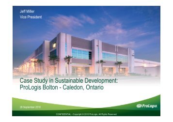 ProLogis Bolton Case Study - Credit Valley Conservation