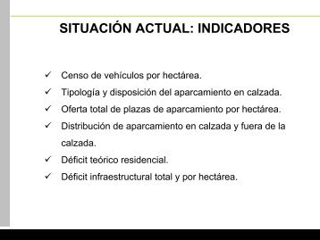 SITUACIÃN ACTUAL: INDICADORES - Eixo Atlantico