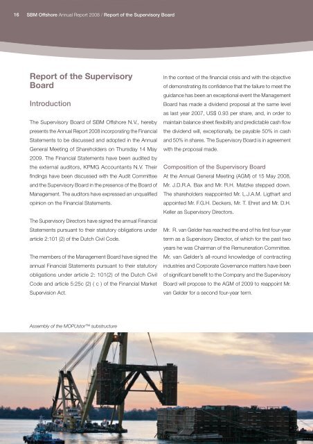 2008 Annual Report - SBM Offshore