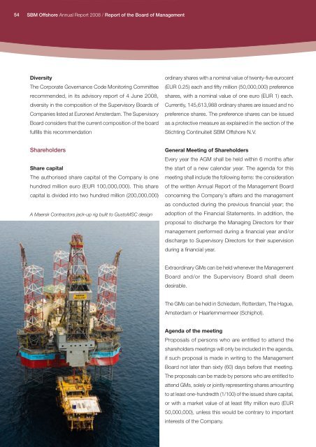 2008 Annual Report - SBM Offshore