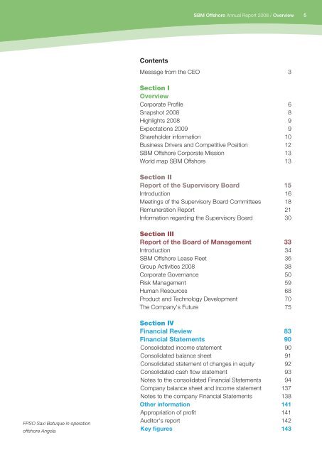 2008 Annual Report - SBM Offshore