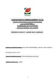 Cahier des charges - Mairie de Caveirac