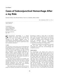 Cases of Subconjunctival Hemorrhage After a Joy Ride