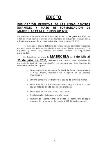 EDICTO