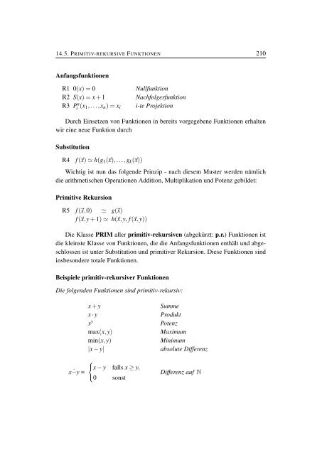 Kapitel 14 - Fakultät für Mathematik und Informatik