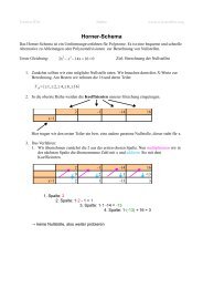 Horner-Schema - wissen4free.org