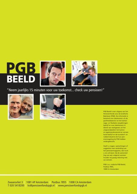 PGB-Beeld - PensioenfondsPGB