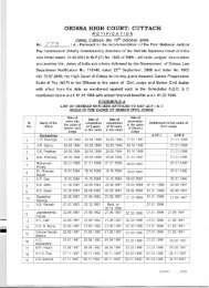List of Retired officers entitled to get ACP-I & II - Orissa High Court