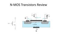 CMOS Digital Logic Inverter Review Sedra & Smith (5th edition ...