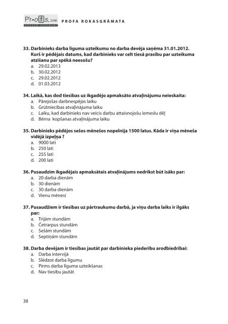 Profa rokasgrÄmata - Profs 2012 - Latvijas BrÄ«vo ArodbiedrÄ«bu ...