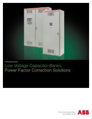 Low Voltage Capacitor Banks Power Factor ... - Gerrie Electric