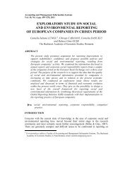 exploratory study on social and environmental reporting of european ...